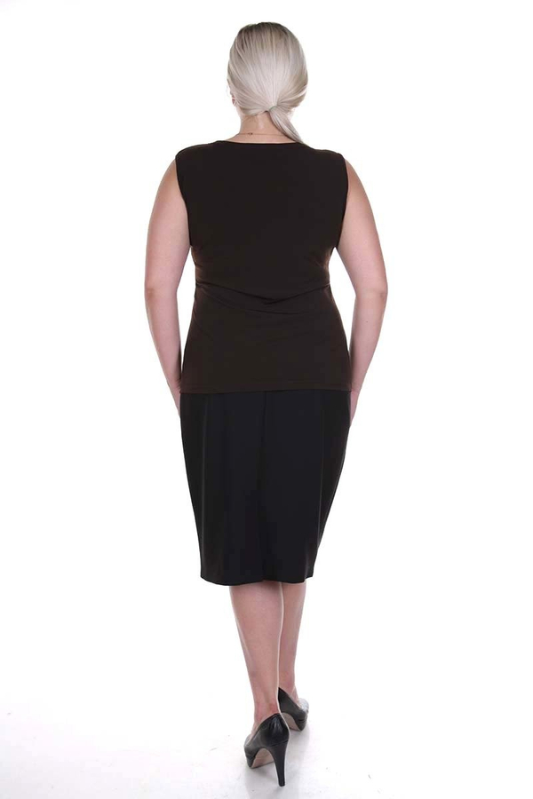 Bluzka FBZ619 CZEKOLADOWY CIEMNY