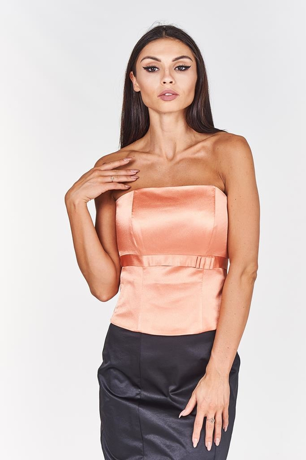 Gorset FGR082  ŁOSOSIOWY JASNY