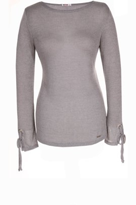 BEMAR Bluzka M9139 szary + srebrna nitka