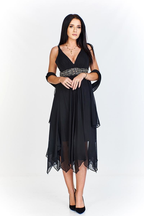 Suknia FSU712 CZARNY