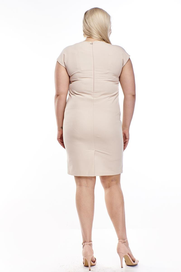 Sukienka FSU992 BEŻOWY