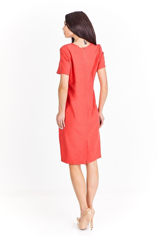 Sukienka FSU1012 KORALOWY