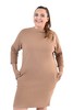 Sukienka FSU1049 BEŻOWY