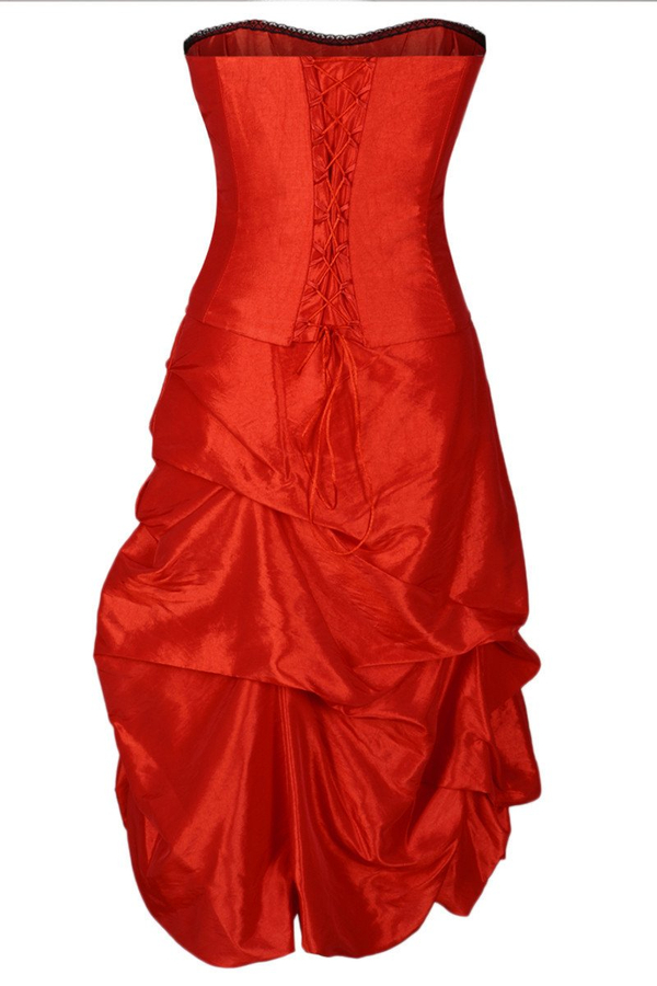 Sukienka FSU134 CZERWONY