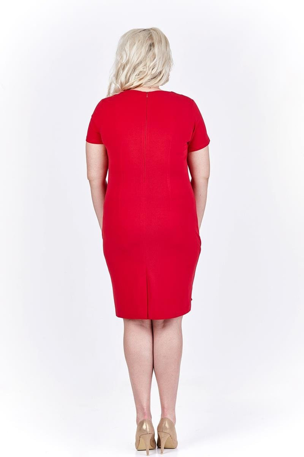 Sukienka FSU1110 RUBINOWY