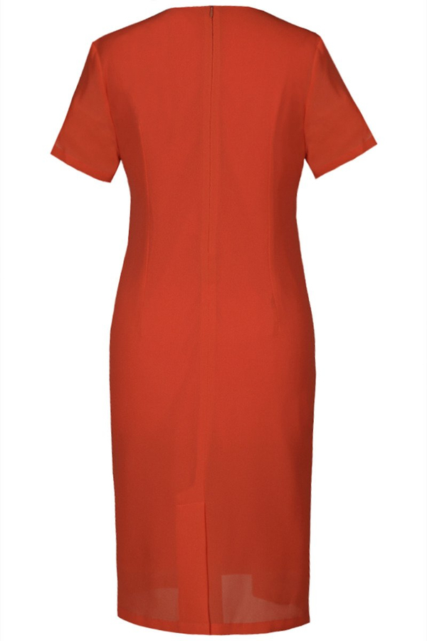 Sukienka FSU1111 POMARAŃCZOWY MOCNY