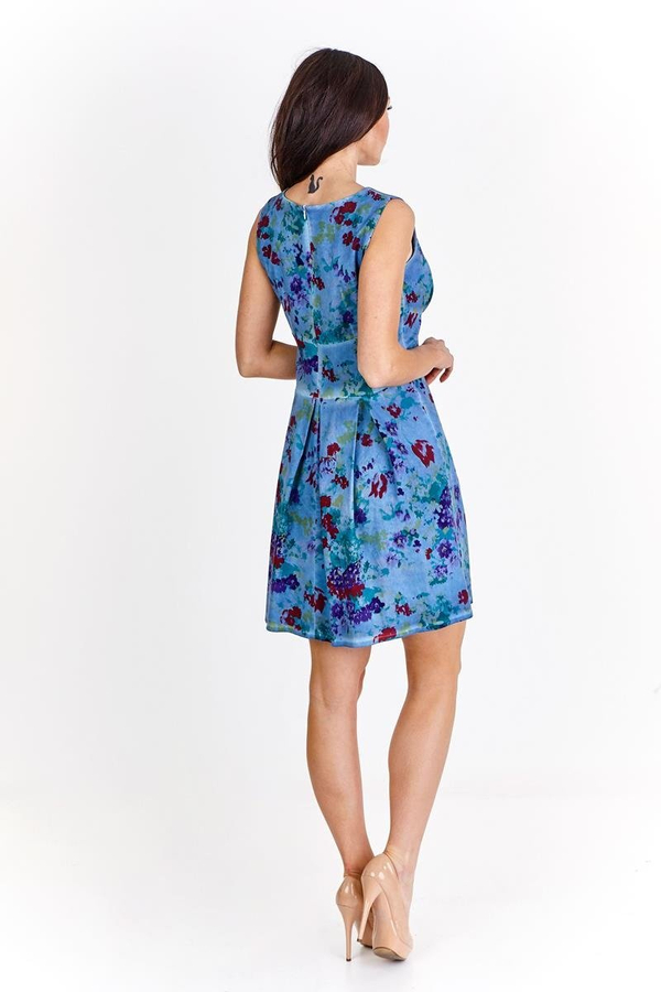 Sukienka FSU608 JEANSOWY wzór E