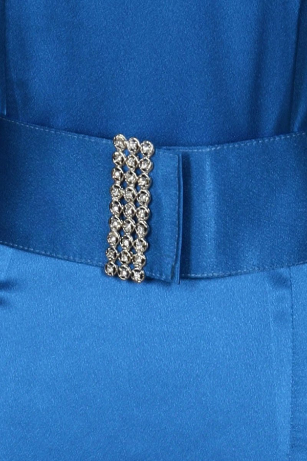 Sukienka FSU199 CHABROWY CIEMNY