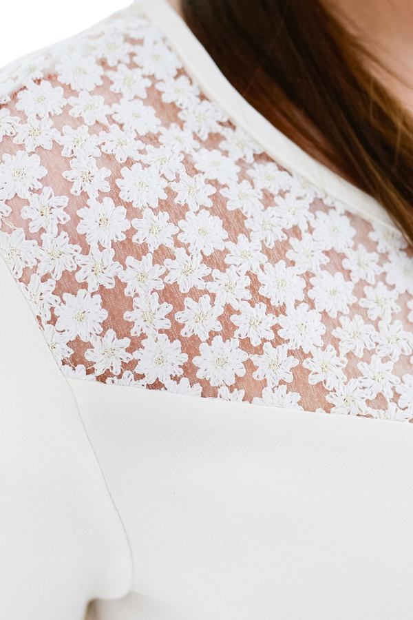 Sukienka FSU1051  RÓŻOWY JASNY + EKRI