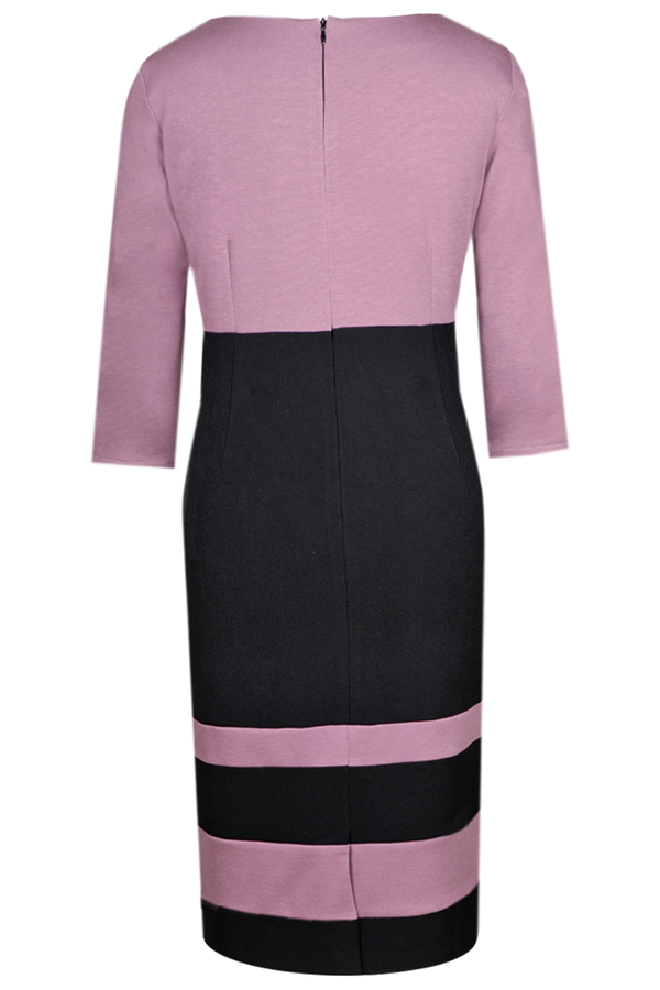Dress FSU299 BLACK DIRTY PINK