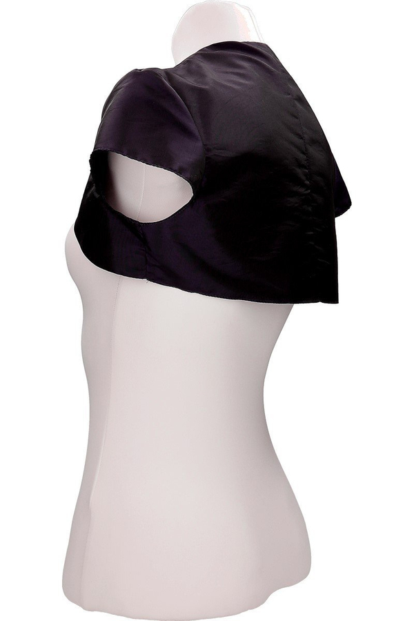 Bolerko FBL172 ŚLIWKOWY CIEMNY  tafta