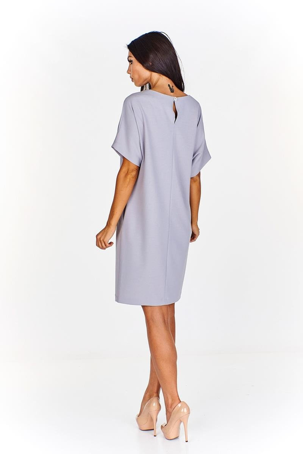 Sukienka FSU1116 SZARY JASNY