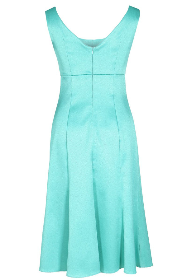 Sukienka FSU1033 TURKUS CIEMNY