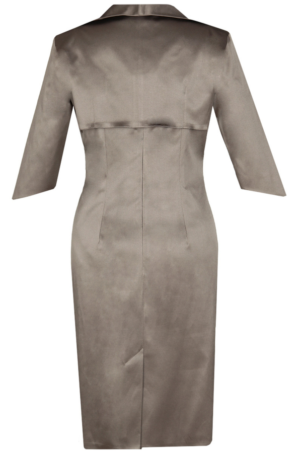 Sukienka FSU201 SZARY