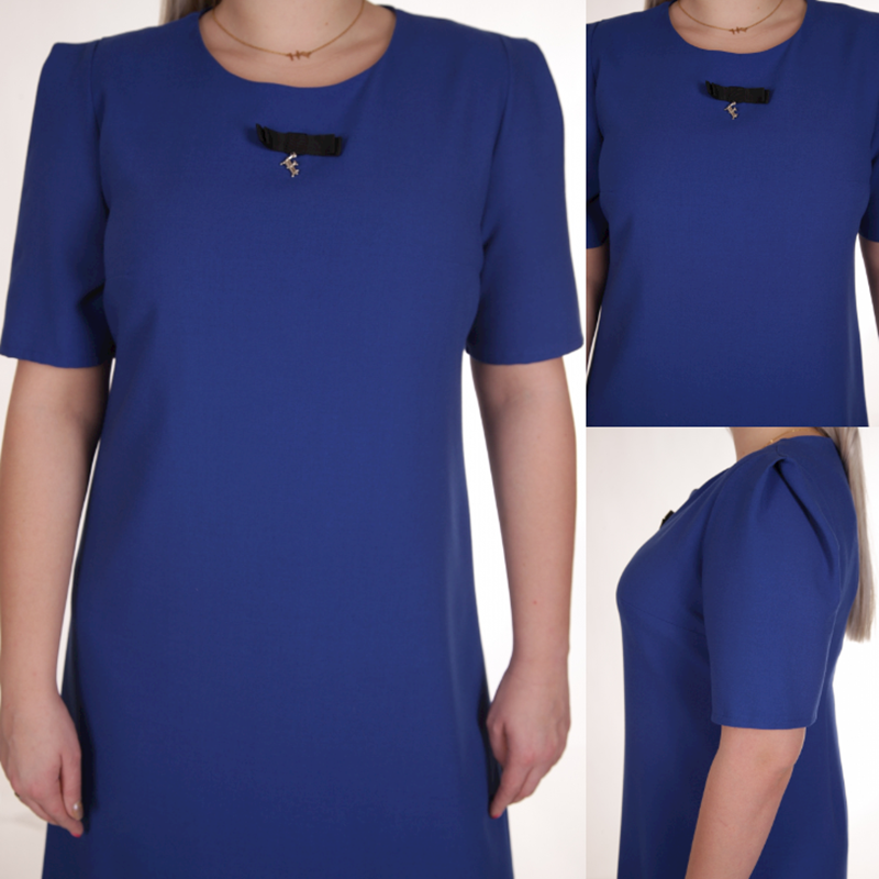 Sukienka FSU768 CHABROWY CIEMNY