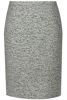Spódnica FSP641 SZARY JASNY melanż