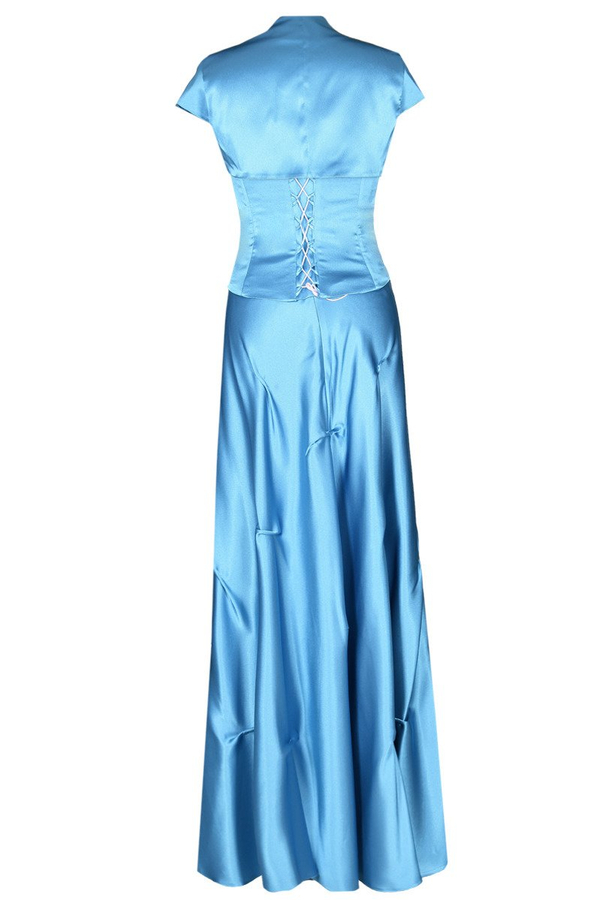 Sukienka FSU019 LAZUROWY