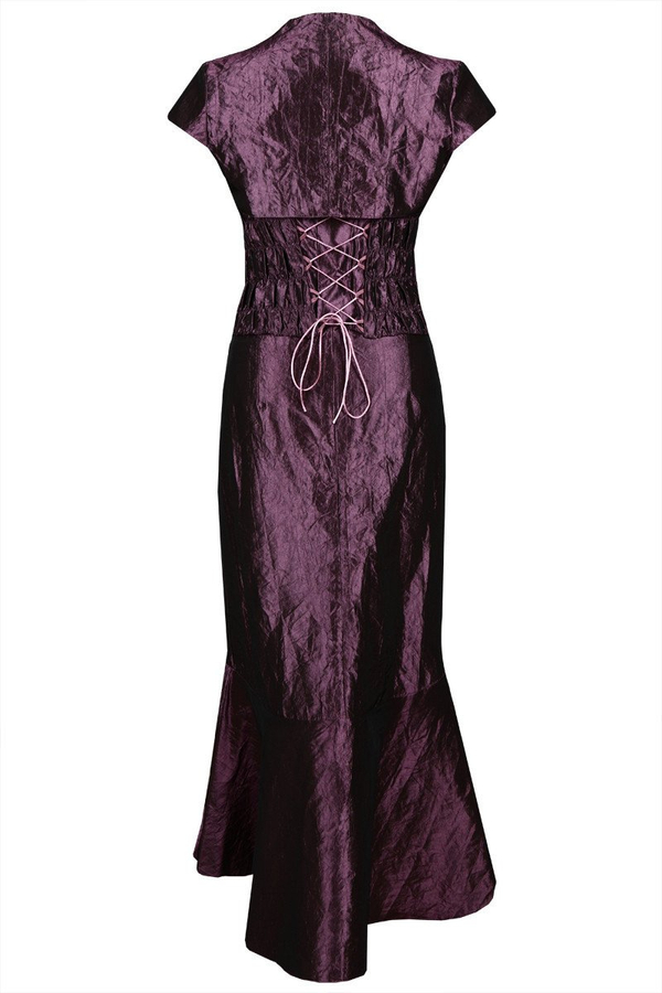 Sukienka FSU031 BAKŁAŻAN