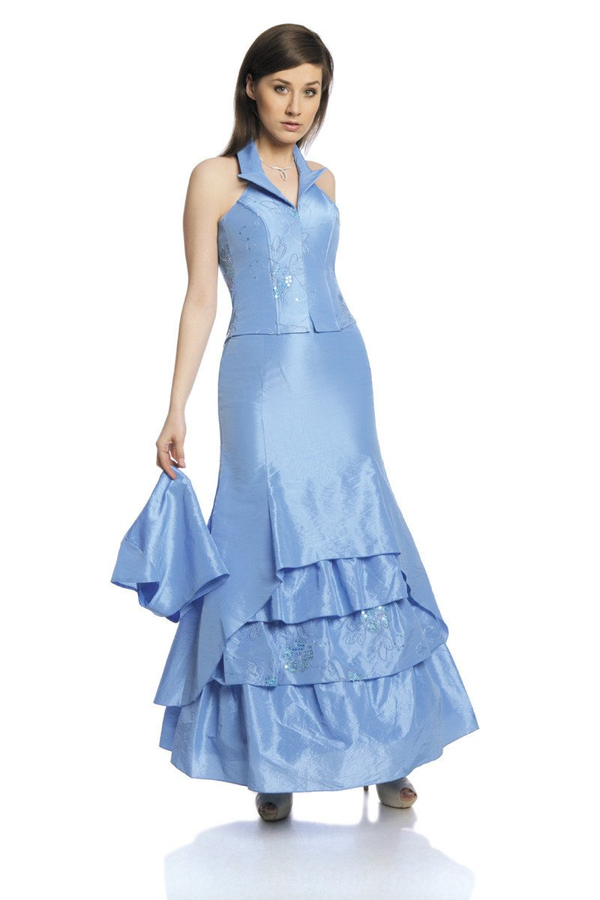 Sukienka FSU058 NIEBIESKI