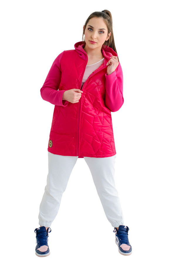 Kurtka FKU1067 AMARANTOWY