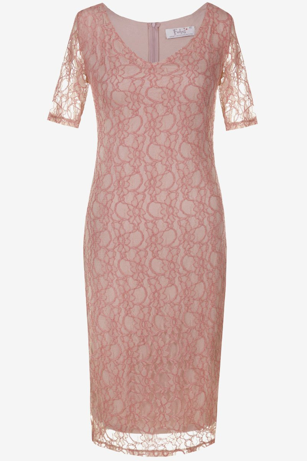 Sukienka FSU776 RÓŻOWY