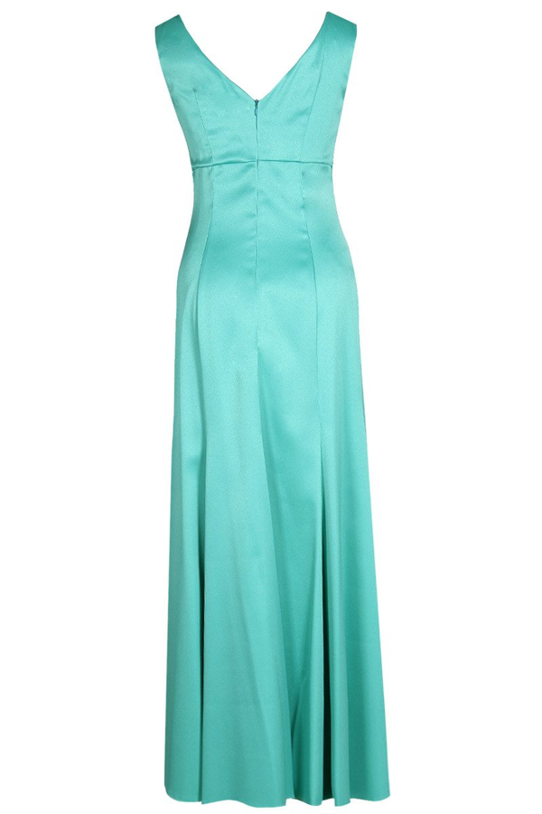 Sukienka FSU1023 TURKUSOWY CIEMNY