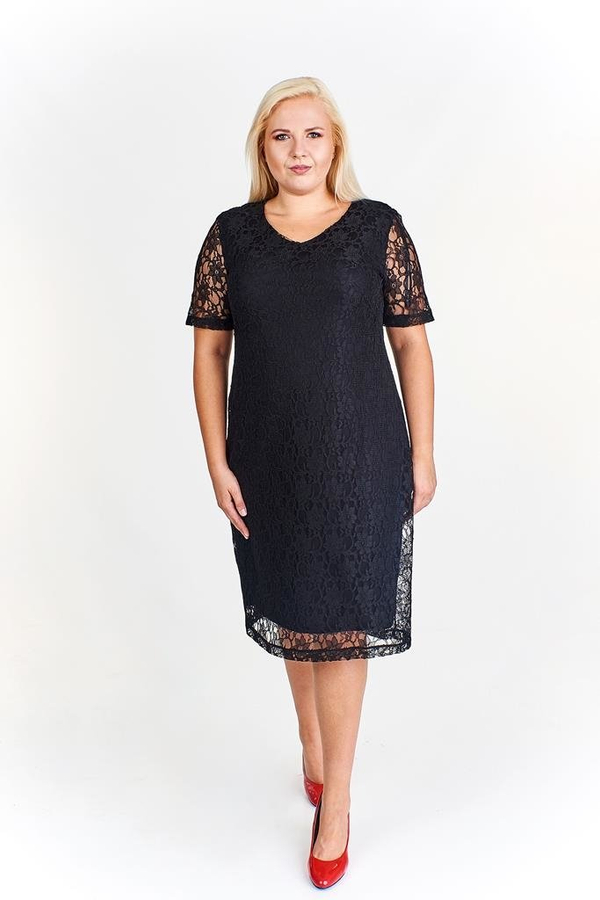 Sukienka FSU776 GRANATOWY