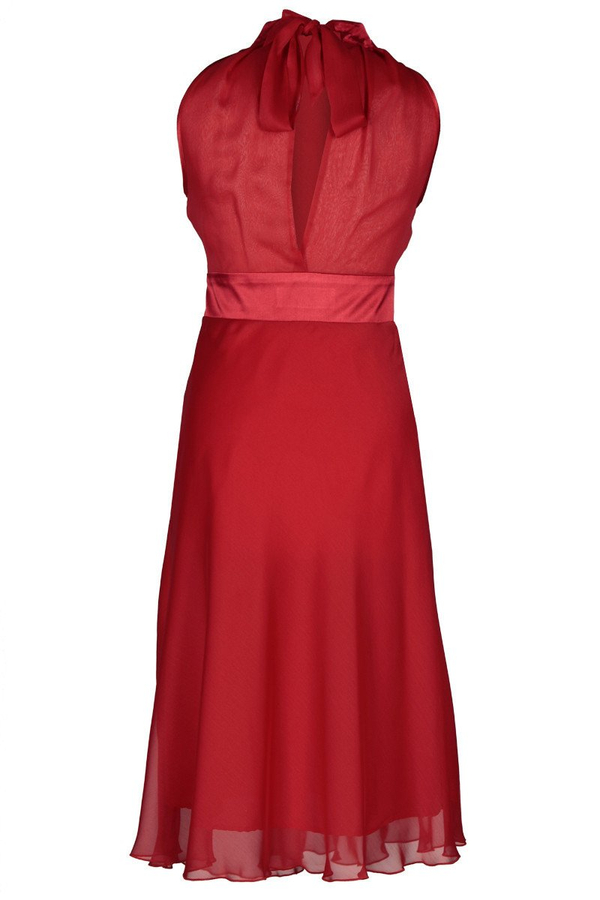 Sukienka FSU211 CZERWONY