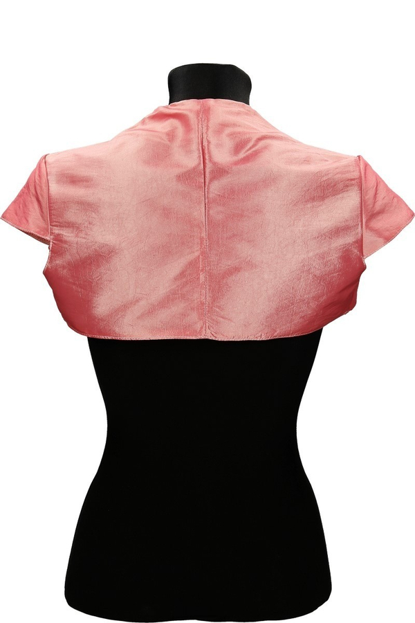 Bolerko FBL172 RÓŻOWY BRUDNY tafta