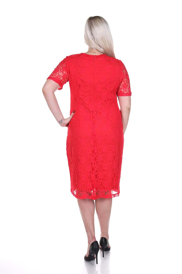 Sukienka FSU776 MALINOWY CUKIERKOWY