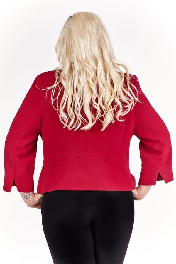 Żakiet FZA912 BORDOWY + CZARNY