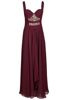 FSU702 Dress BURGUNDY