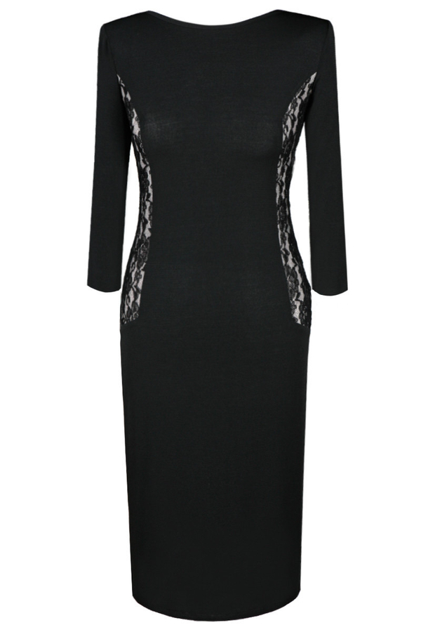 Sukienka FSU655 CZARNY