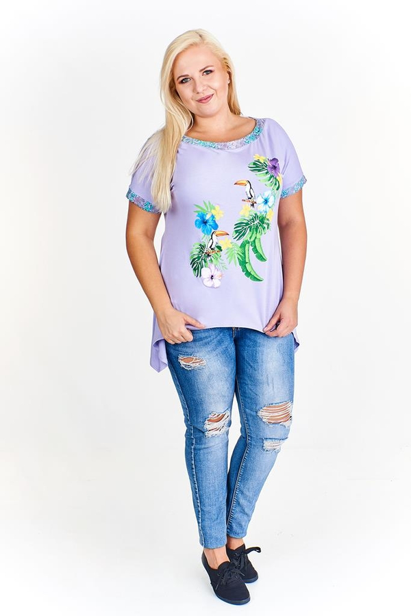 Bluzka FBZ938 FIOLETOWY