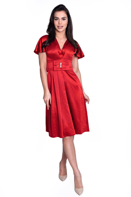 Sukienka FSU1109 CZERWONY