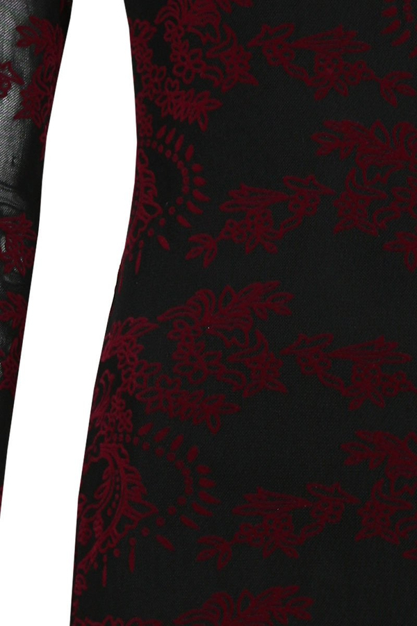 Sukienka FSU463 BORDOWY