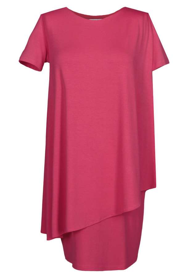 Sukienka FSU689 MALINOWY