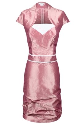 Sukienka FSU154 RÓŻOWY ŚREDNI