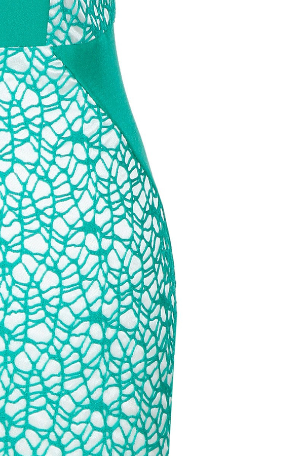 Sukienka FSU404 TRAWIASTY EKRI