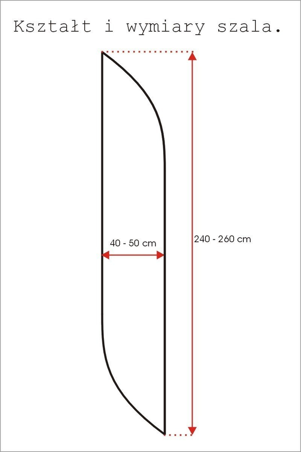 Szal FSZ056 FIOLETOWY