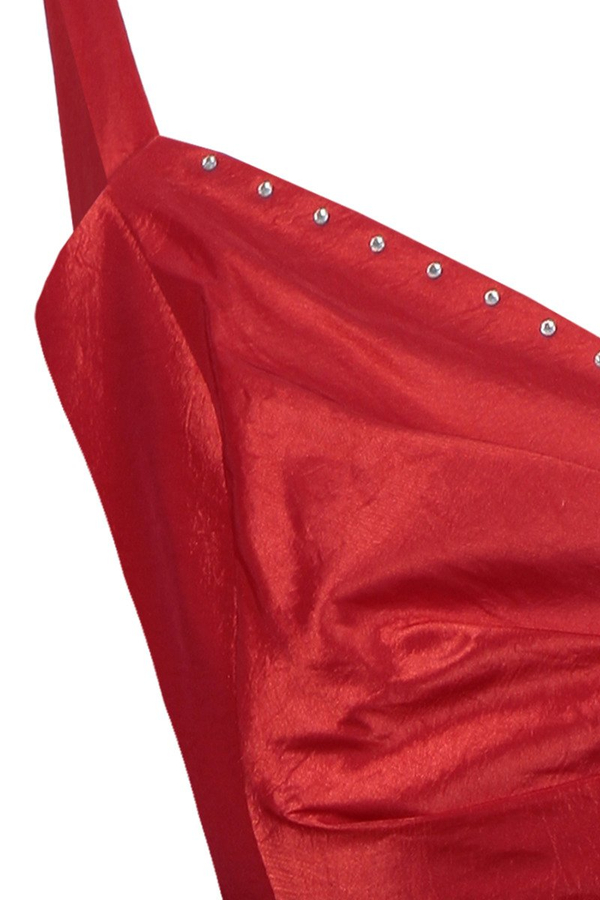 Sukienka FSU155 CZERWONY