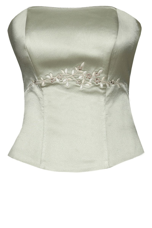 Gorset FGR042 ZIELONY ZGNIŁY JASNY