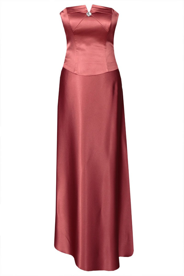 Sukienka FSU088 CEGLASTY