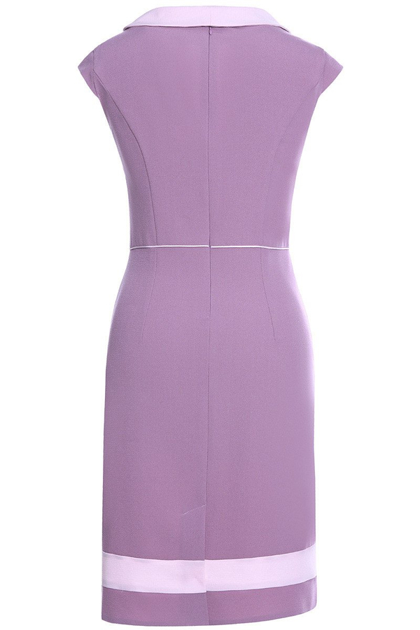 Sukienka FSU343 RÓŻOWO-BEŻOWY RÓŻOWY BLADY