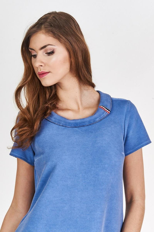 Sukienka FSU679 JEANSOWY jeans