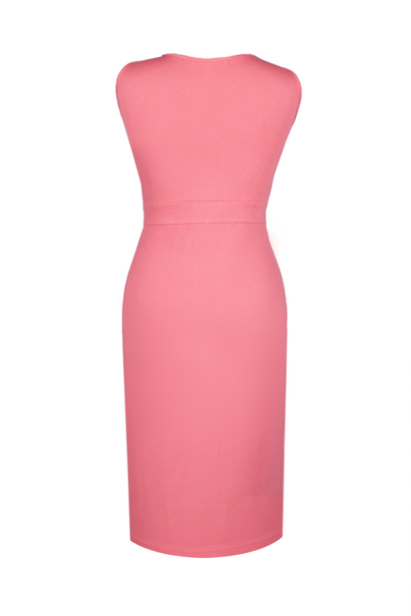 Sukienka FSU441 KORALOWY