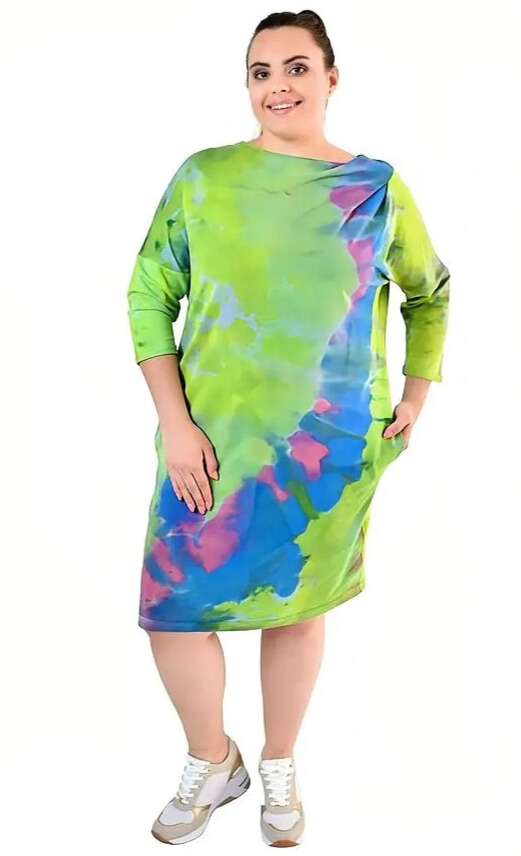 Sukienka FSU1049 MULTIKOLOR