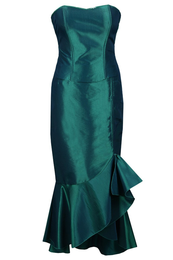 Sukienka FSU031 TRAWIASTY CIEMNY