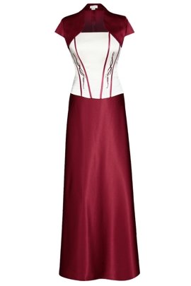 Sukienka FSU133 BORDOWY