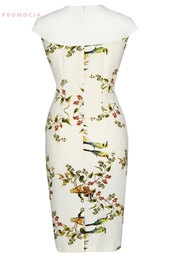 Sukienka FSU686 EKRI ptak